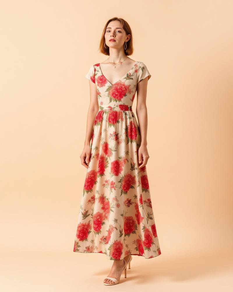 Vestido Midi Floral
